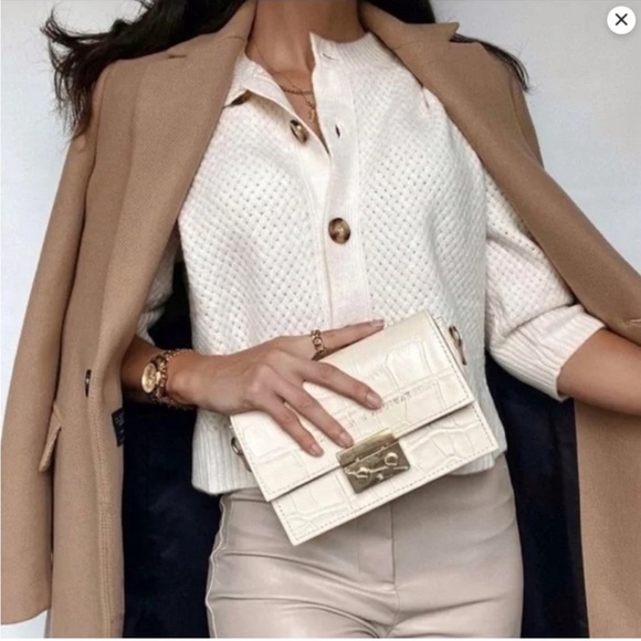 NWT ZARA Menswear Style Wool Coat Manteco - Picture 14 of 16